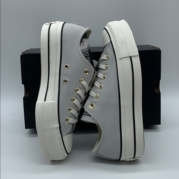 CONVERSE CTAS LIFT OX PLATFORM mouse/vintage white - Picture 16 of 16
